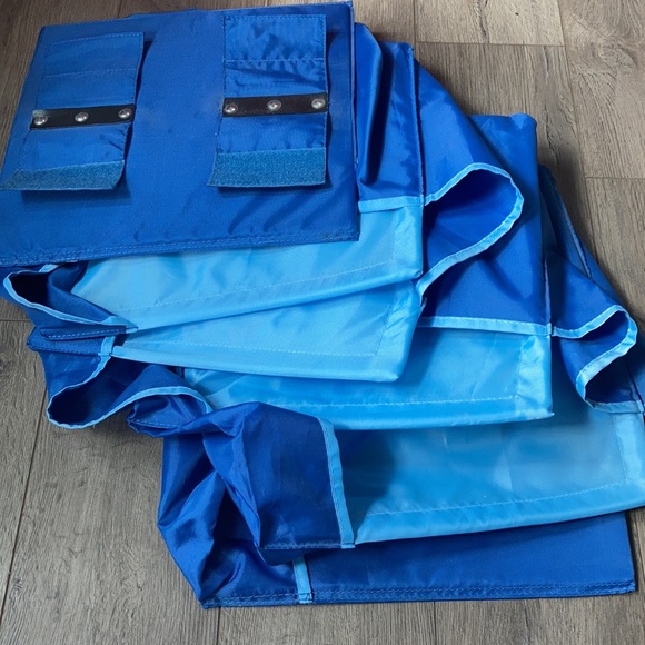 Hanging Shelf Closet organizer Blue shelving for Clothing Shoes Toys - Picture 2 of 5